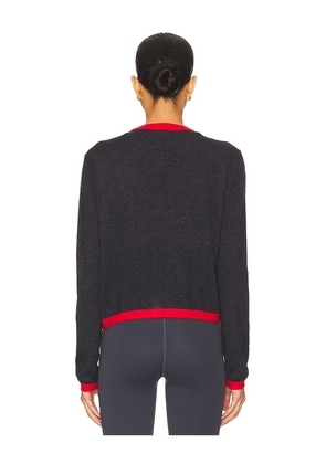 P.E Nation Rise Knit Cardigan in Navy. Size M. Also in XS, S, L.
