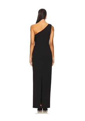 SANS FAFF Blair Feather Gown in Black. Size S. Also in M, XS.