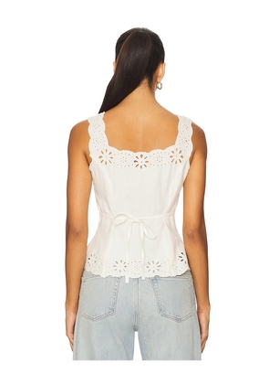 Tularosa Josette Top in Ivory. Size M. Also in XS, XL.