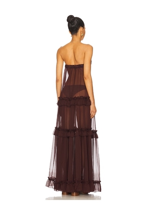 SIEDRES Josiane Dress in Brown. Size 38. Also in 40, 42.