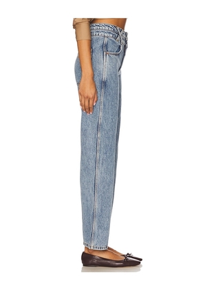 Seventy + Mochi Leo Straight Jeans in Blue. Size 26. Also in 27, 29, 30, 32.