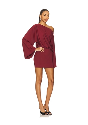 superdown Katiya Mini Dress in Burgundy. Size M. Also in XS, XXS, S, L, XL.