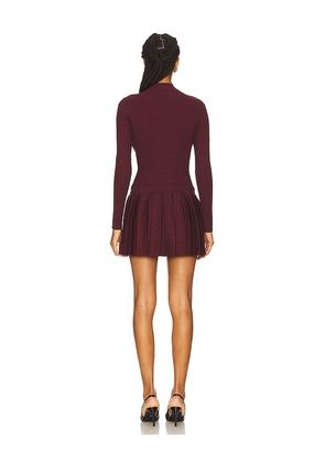 retrofete Devika Knit Dress in Wine. Size M. Also in XS, S.