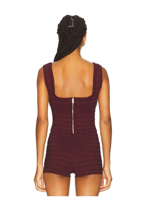 retrofete Nella Top in Burgundy. Size M. Also in S, L, XL.