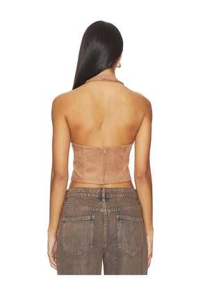Tularosa Patrice Top in Tan. Size M. Also in XS, S, L, XL.