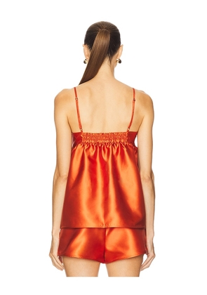 Solid & Striped The Yarden Top in Orange. Size M. Also in S.