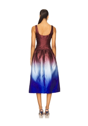 Solid & Striped The Gianna Dress in Blue,Brown. Size M. Also in XS, S.
