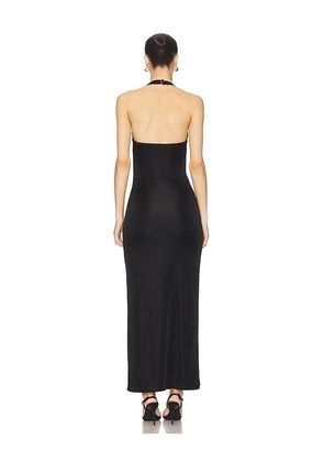 superdown Paris Maxi Dress in Black. Size M. Also in S, L.