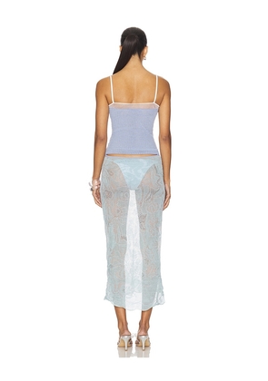 Roberta Einer Delicate Maxi Dress in Blue. Size XS/S. Also in M/L.