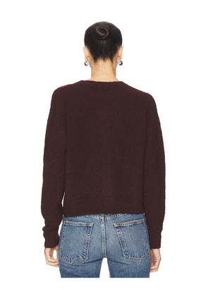 Sanctuary Boucle Cardigan in Burgundy. Size M. Also in S, XS, L, XL.