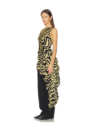 SRG Everlee Silk Top in Brown. Size S. Also in XXS, XS.