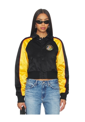 Polo Ralph Lauren Satin Bomber Jacket in Black. Size M. Also in L.