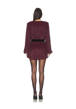 retrofete Lilai Dress in Burgundy. Size S. Also in XS, M.
