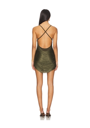 superdown Bronya Mini Dress in Green. Size M. Also in S, L.