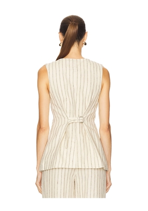 Posse Emma Vest in Cream. Size M. Also in XS, S.