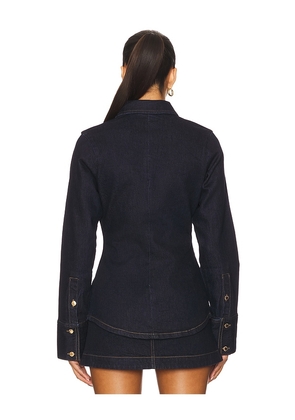 retrofete Jorun Shirt in Blue. Size M. Also in S, L.