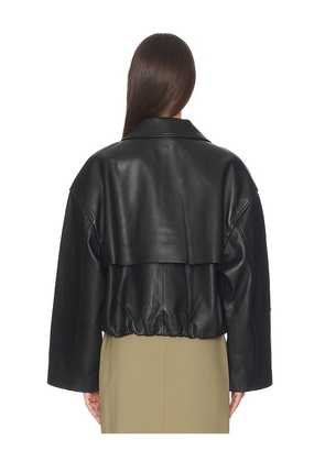SRG Millie Leather Jacket in Black. Size M. Also in XS, S, L, XL.