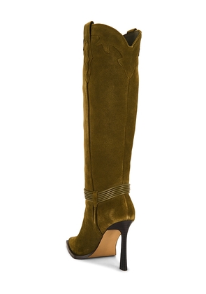 Steve Madden Kyndall Boot in Olive. Size 7.5. Also in 8, 8.5, 9.5.
