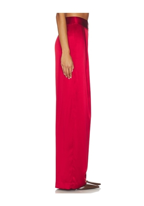 The Sei Relaxed Trouser in Red. Size 10. Also in 0, 6, 8.