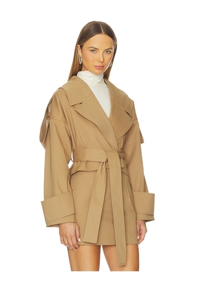SELMACILEK Nayla Jacket in Beige. Size L. Also in S, XS.
