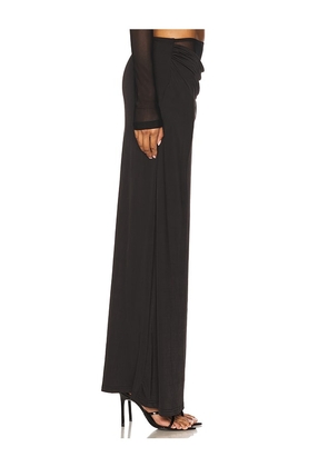 Runaway The Label Wilona Maxi Skirt in Black. Size M. Also in S, XS.