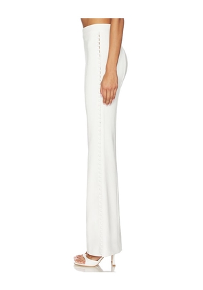 SANS FAFF Marais Button Trousers in White. Size M. Also in L, S, XS.