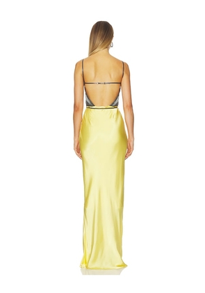 Paris Georgia Katie Dress in Yellow. Size M. Also in L.