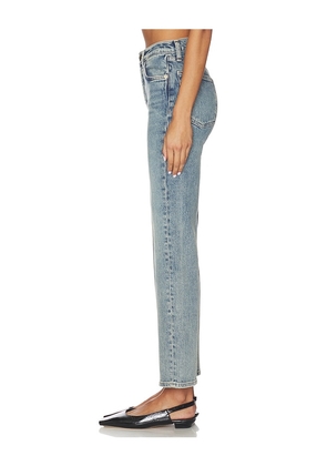 Rag & Bone Harlow Mid-Rise Ankle Straight Jeans in Blue. Size 24. Also in 27, 28, 29, 30, 33, 34.