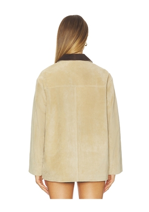 Rag & Bone Cassidy Suede Jacket in Tan. Size XS. Also in S.