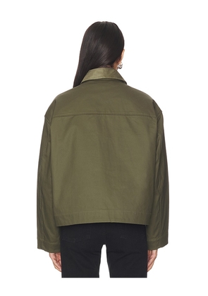 Rag & Bone Nonie 2-1 Cotton Jacket in Olive. Size M. Also in S.