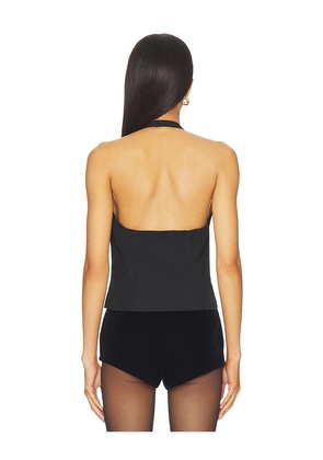 Steve Madden Juvia Top in Black. Size 10. Also in 4, 0, 2, 6, 8, 12.