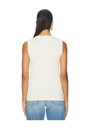 SNDYS August Vest in Cream. Size M. Also in XS, S, L.