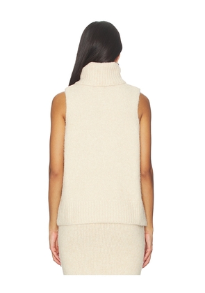 SNDYS Winnie Sleevless Knit Top in Cream. Size M. Also in S, XXS, XS, L, XL, XXL.