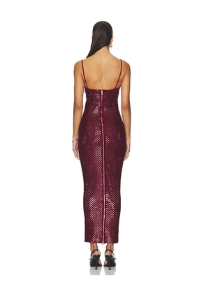 retrofete Kyree Dress in Burgundy. Size XS. Also in S.