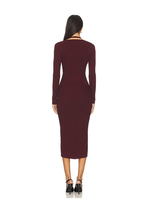 retrofete Odelia Dress in Burgundy. Size M. Also in XS, S, L, XL, XXS.