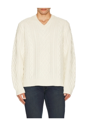 PAIGE Jimenez Sweater in Cream. Size M. Also in S, XL/1X.