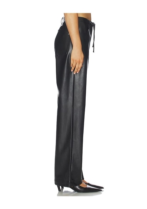 Rag & Bone Phoebe Faux Leather Pant in Black. Size M. Also in L, S, XL, XS.