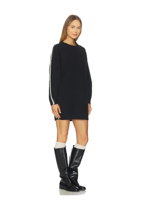 Rag & Bone Ingrid Crew Neck Mini Dress in Black. Size M. Also in S, L.