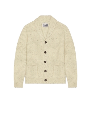 Schott Donegal Cardigan in Beige. Size M. Also in S, L, XXL/2X.