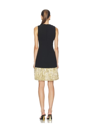 SIMONMILLER Bowie Fringe Mini Dress in Black. Size S. Also in M.