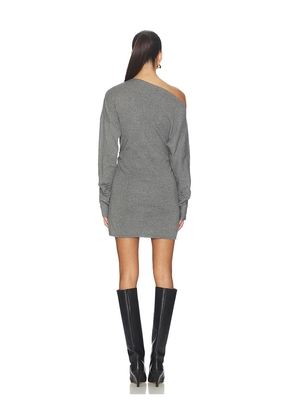 SNDYS Lowe Mini Dress in Charcoal. Size M. Also in L, S, XL, XS, XXS.