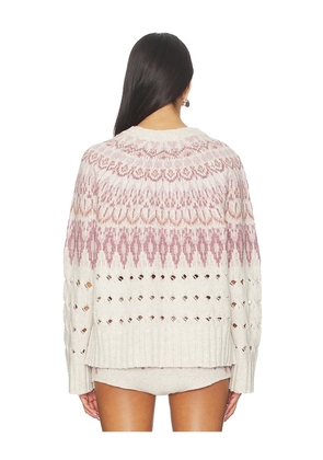 Steve Madden Suzette Sweater in Pink. Size M. Also in S, XS, L, XL.