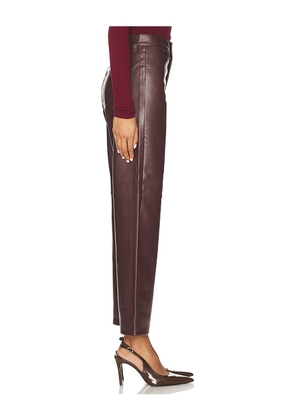 PISTOLA Jett High Rise Bowed Straight in Brown. Size 25. Also in 24, 27, 28, 30, 33.