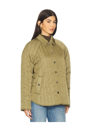 PISTOLA Sawyer Quilted Barn Jacket in Olive. Size M. Also in S.