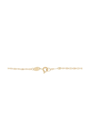 STONE AND STRAND Pave Northern Star Choker Necklace in Metallic Gold.