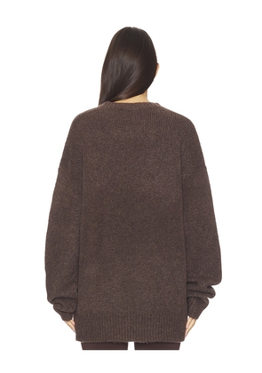 SEROYA May Sweater in Brown. Size M. Also in S, XS, XXS.