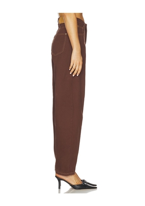 SNDYS Lex Barrel in Chocolate. Size M. Also in S, XS, XXS.