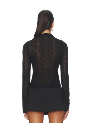 SNDYS Rhea Lace Top in Black. Size S. Also in L, M, XL, XS, XXL, XXS.