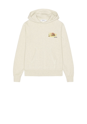 Palmes Porch Hooded Sweatshirt in Cream. Size S. Also in L.