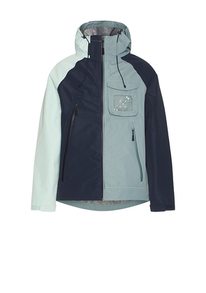Pop Trading Company Oracle Hooded Jacket in Blue. Size M. Also in S, L, XL/1X.